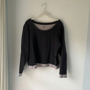 Patagonia Dark Gray Scoop Neck Sweatshirt – Size XL (Runs Small)